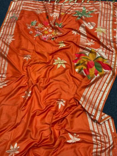 Akshara russian silk wholesale saree